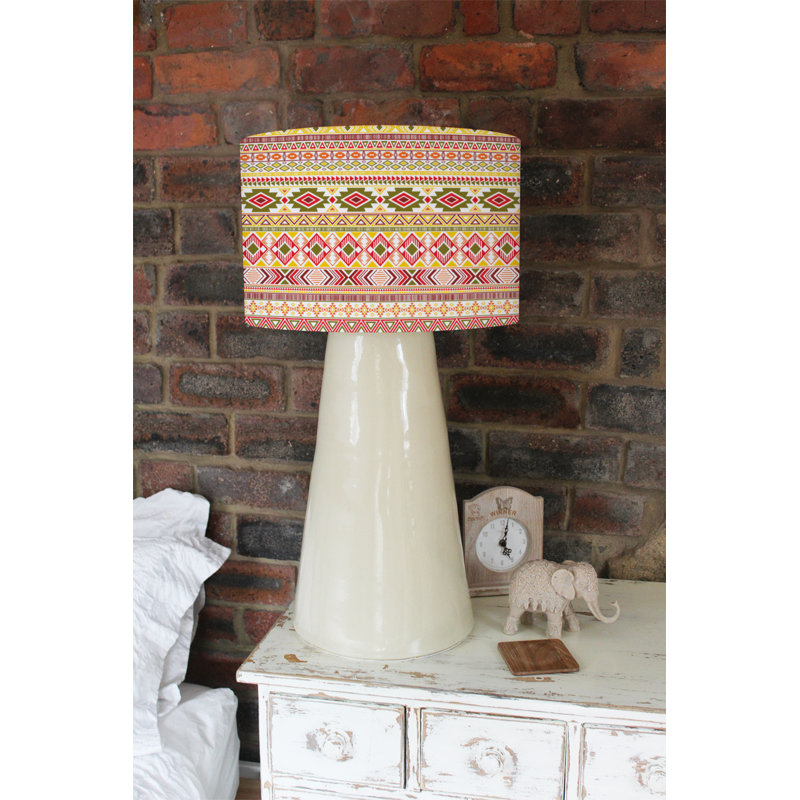 Drum Cotton Lamp Shade ( Uno ), 22cm H x 25cm W x 25cm D