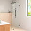 Solaris 30 in. x 78 in. Fully Frameless Radius Single Fixed Shower Panel-454935205