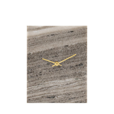 Morchino Marble Rectangle Table Clock Large