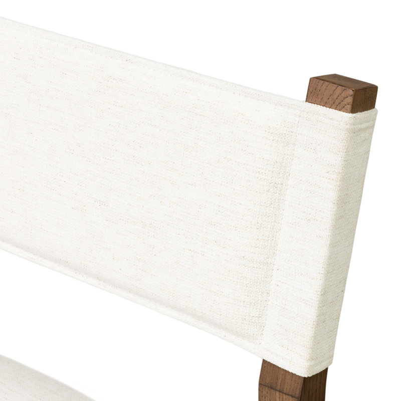 Ferris Stool, Amber Ash, Crypton Nomad Snow/Polyester Blend, Bar Stool (29.92" Seat Height)