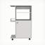 Chariot de cuisine polyvalent avec rangement efficace et mobilité pour un espace culinaire soigné