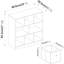 95.3cm H x 28.5cm W Solid Wood Bookcase-1418518990