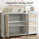 Dearbhaile 51" Sideboard with 3 Drawers