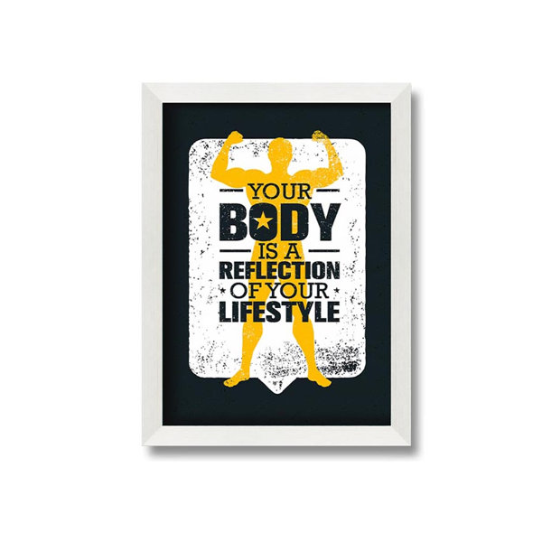 Happy Larry Your Body Is A Reflection Framed Print Wall Art | Wayfair.co.uk