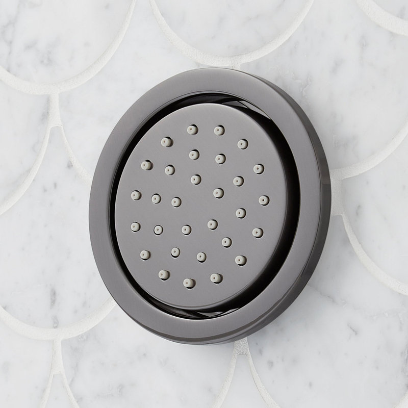 Lexia Thermostatic Shower System with 3 Body Sprays, Slide Bar and Hand Shower