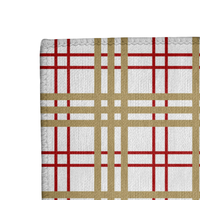 Plaid Indoor Rug, Rectangle 8' x 10'
