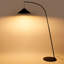 Lampe sur pied à DEL arquée avec base lestée 66 po Devin