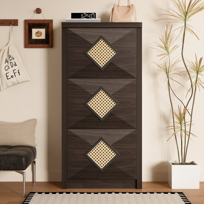 18 Pair Flip Down Shoe Storage