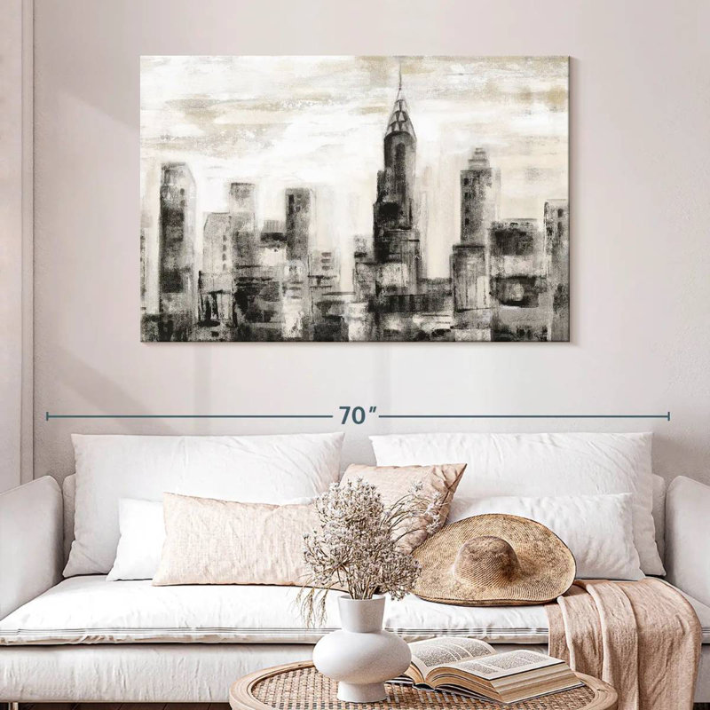Skyline de Sirci Manhattan BW, H 32 po x l 48 po