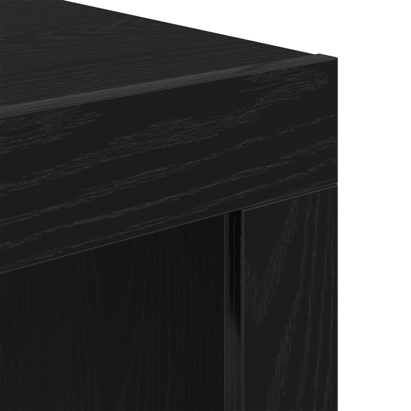 Coffee Table Engineered Wood, Black Oak