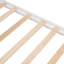Lit superposé d'escalier de chambre à coucher blanc - lit double avec lit gigogne simple et unité blanche, rangement supplémentaire-273319007