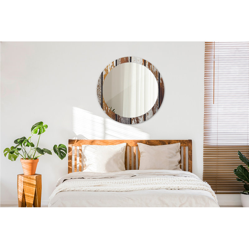 Huldar Glass Flat Wall Mirror