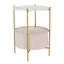 Table d'appoint rose pour chambre de fille