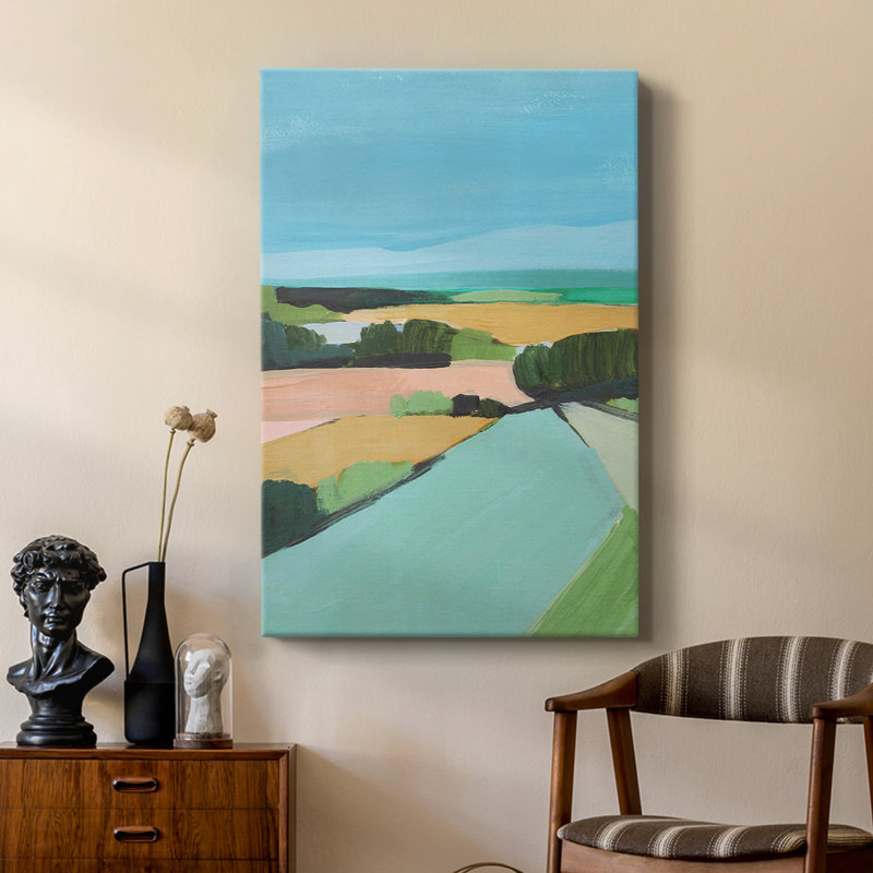 Couleurs vives de campagne II - galerie Cavas sur mesure, H 18 po x l 12 po