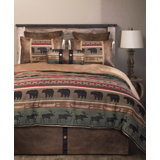 Backwoods Striped Comforter Set