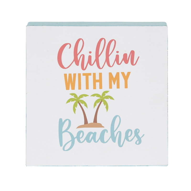 With My Beaches Shelf Block