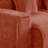 Modern Armless Velvet Accent Sofa Chair, Red