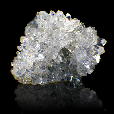 Quartz Cluster With Chlorite Inclusions