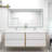 Freidin 70.8'' Double Bathroom Vanity with Acrylic Top-1347785869