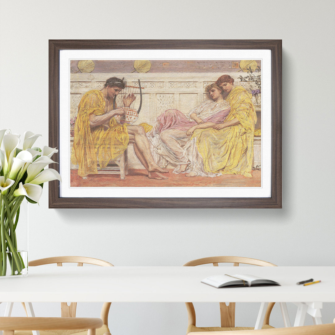 A Musician by Albert Joseph Moore - Picture Frame Painting