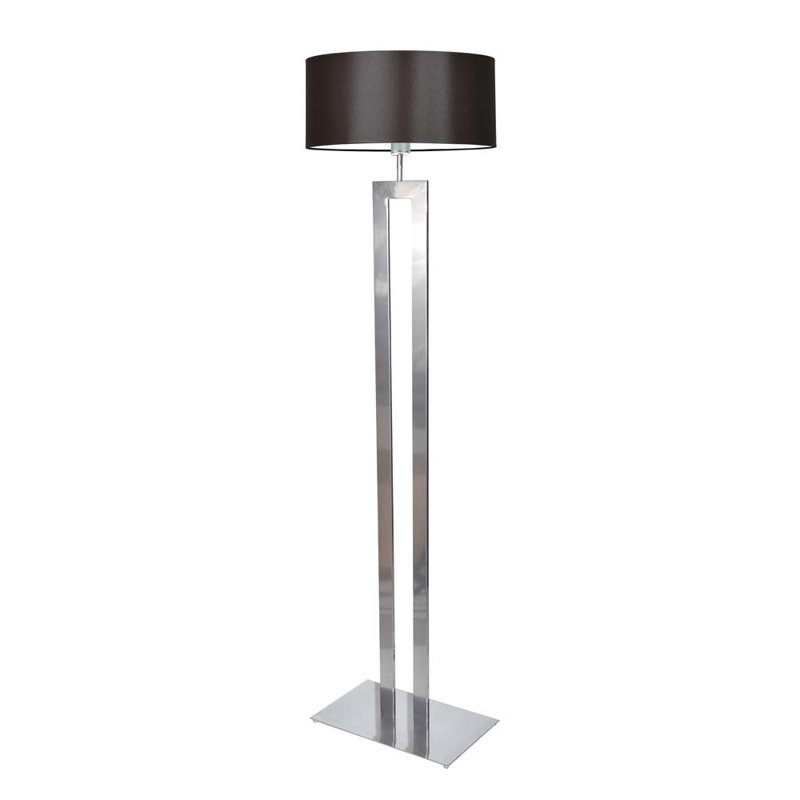 Artimizia 161cm Traditional Floor Lamp, Silver, Brown