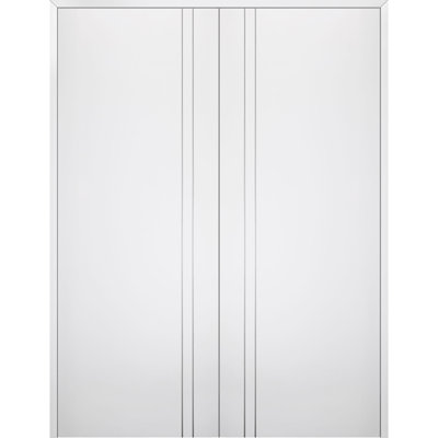 Porte double à panneaux Optima 2V