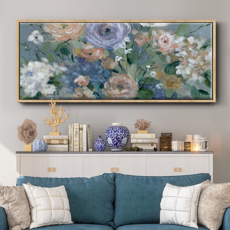 Garden Harmony - toile encadrée, H 20 po x l 50 po