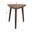 Table de bout haute en bois massif à 3 pieds Dionysios