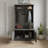 Classic Multi-Use Coat Rack With Bench, Gray, Built-In Seating & Abundant Storage-31572773