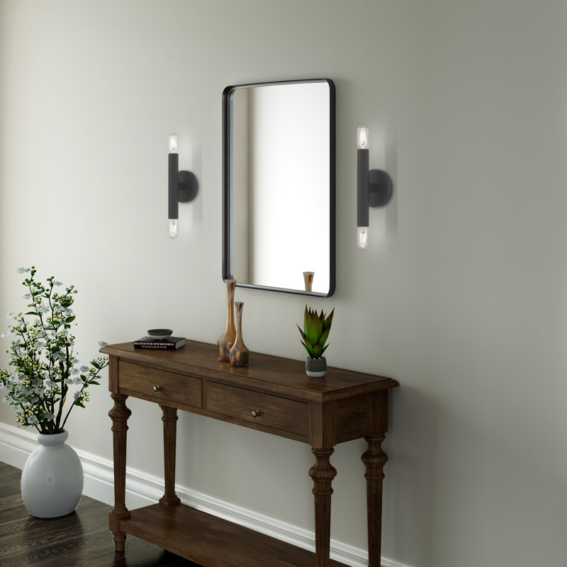 Andelija Candle Wall Light, Black
