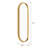 Iron Oval Wall Mirror-98981631