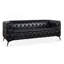 Canapé 3 places à coussin carré amovible de 84,06 po de largeur-451454899