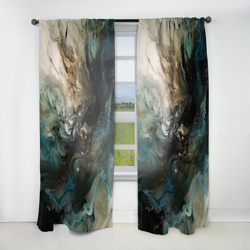 Velvet Room Darkening Single Curtain Panel, 52" W x 95" L