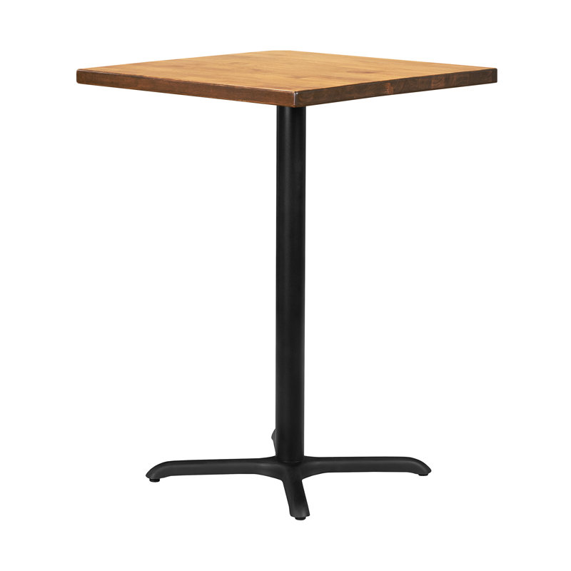 Bell 30"x30" Bar High Table Set, Light Brown