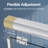  Reversible Double Sliding Shower Door with 6mm Clear Tempered Glass, 60”W*72”H-101945236-108648825
