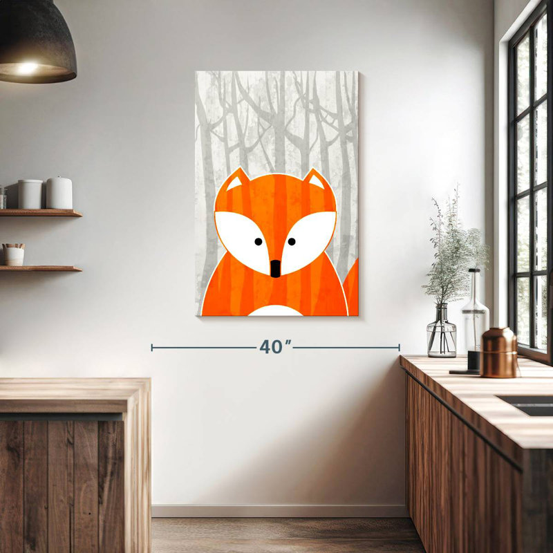 Brampt Woodland Fox, 39" H x 26" W