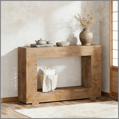 Modern Entryway Sofa Table,Wood Console Table