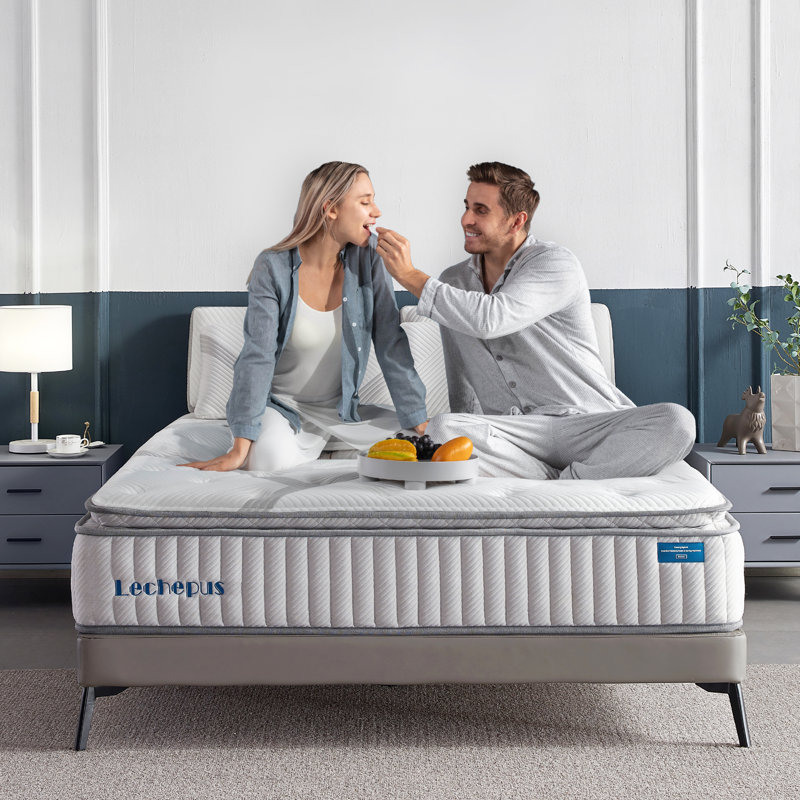 Matelas hybride 12 po, Très grand californien