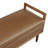 Burtie Faux Leather Upholstered Bench