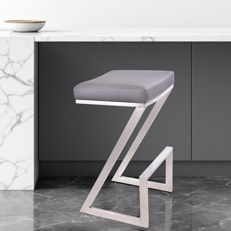 Tabouret de comptoir rembourré HomeRoots
