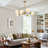 8-Light Modern Sputnik Chandelier with Frosted Glass Shades-537583913-539355809