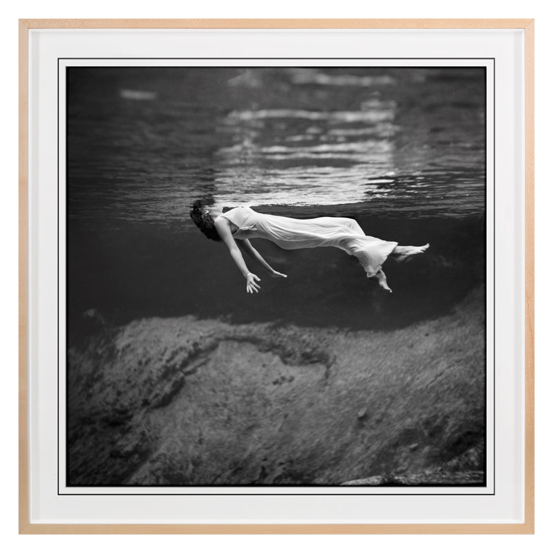 Floating 1 Print by Grand Archives, 36" H x 36" W, Maple Framed 