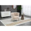 Fauteuil demi-tonneau en velours de 28,62 po Lujayn-102305644
