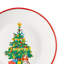 8" Christmas Doodles Plates, Set of 4