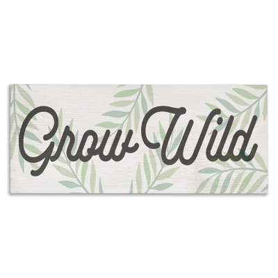 Subtle Grow Wild Canvas, design by Lil' Rue