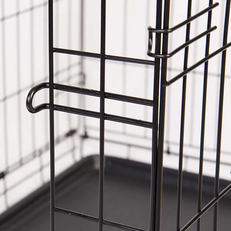 Ellianna Collapsible Pet Crate with 2 Doors