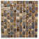 1" x 1" Mixed Material Mosaic Tile
