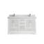 Ensemble de meuble-lavabo double 60 po avec plateau Alys-92646689