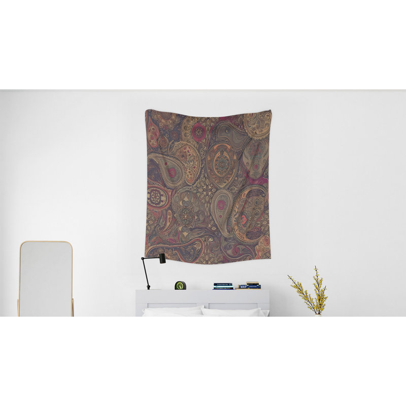 Tapisserie murale, H 60 po x l 51 po x P 0,5 po