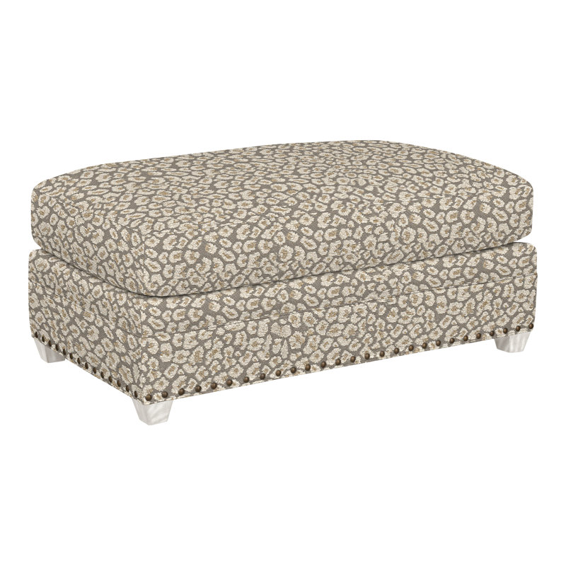 Fairgrove 44" Ottoman & Half, Casa Blanca, Tuck Linen, Yes